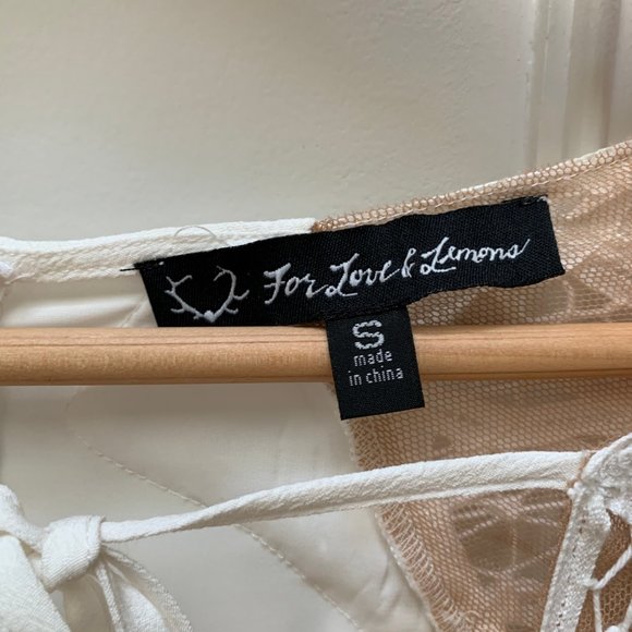 For Love & Lemons x Revolve White Boho Spring Dress - Picture 6 of 7